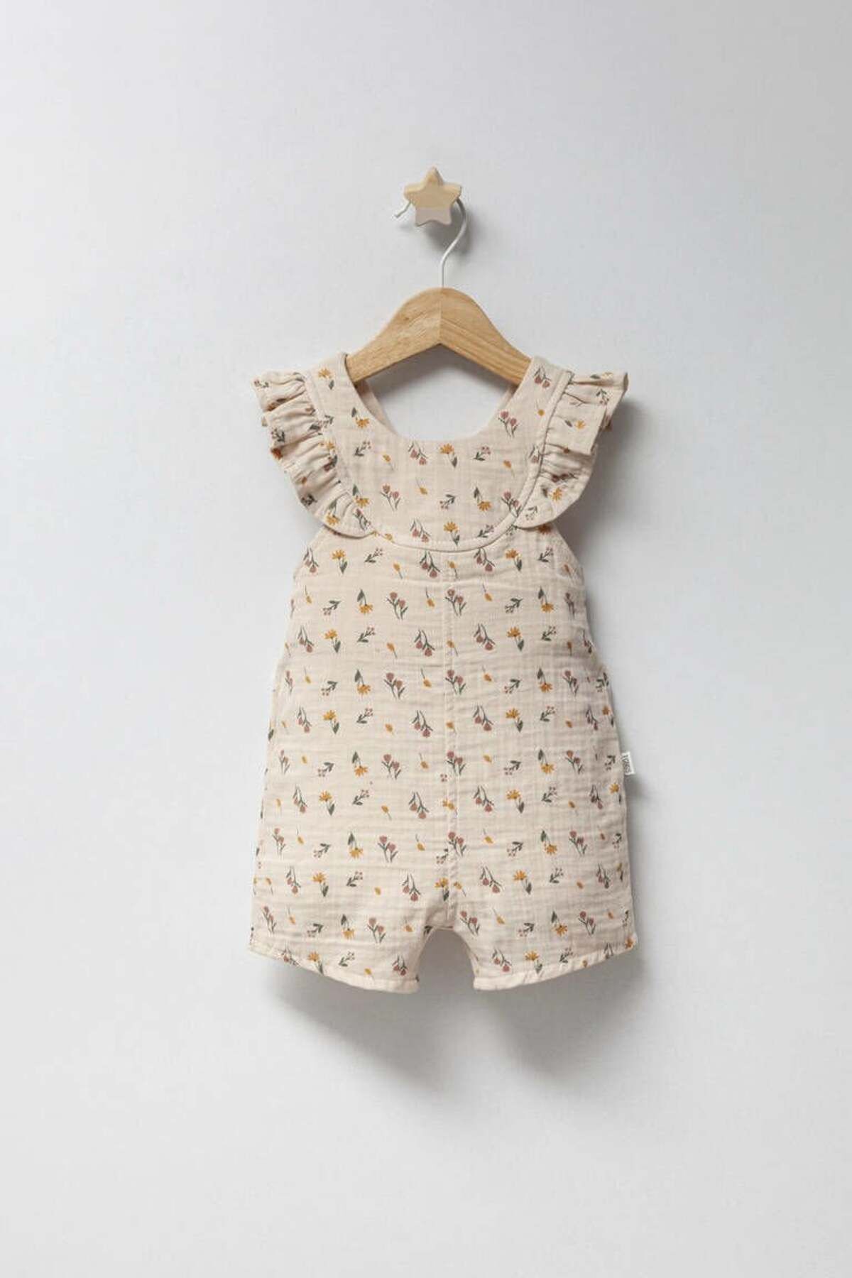 Sunshine Müslin Bebek Tulum 5201 Krem